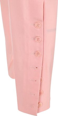 Altuzarra Straight Leg Pants in Pink Virgin Wool