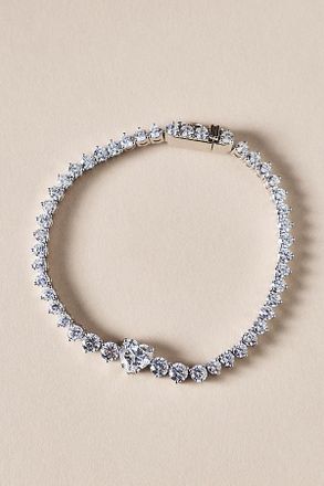 Nadri Astrid Heart Tennis Bracelet