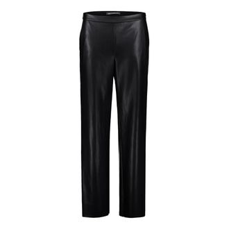 Betty Barclay Dames, Broeken, Zwart, Maat: 4XL Leer