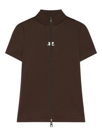 Courr&egrave;ges Interlock Zipped Top Clothing