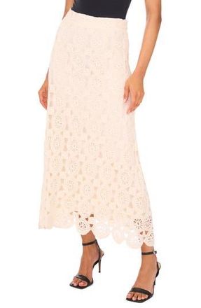Vince Camuto Crochet Cotton Blend Maxi Skirt in Natural at Nordstrom Rack, Size 12