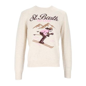 MC2 Saint Barth Nuovo Maglione Girocollo - - Knitwear - Uomo - Beige - M