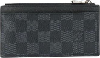 Louis Vuitton Pre-owned Wallets, male, Black, Size: ONE SIZE Pre-owned Business card case