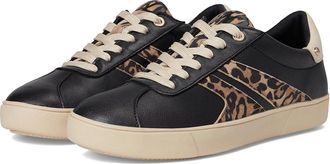 Naturalizer Medina Womens Slip-on Dress Shoes Black/Leopard Print Leather : 8.5 W (C)