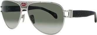 Bugatti Mens Black Rectangular Sunglasses 11SS