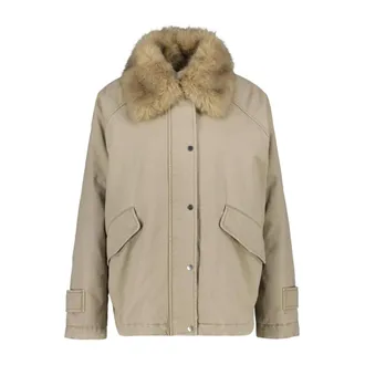 Marc O'Polo Chaqueta Exterior Tejida - Jackets - Mujer - Beige - M