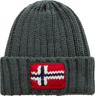 Napapijri Mens Napapijri F-Semiury Beanie - Grey