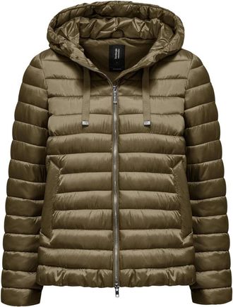 Bomboogie Nylon cir&eacute; Down Jacket - Dames - Winterjassen - Bruin - XS - Nylon - Jassen