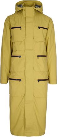 K-Way 4.0 3L Effol zip hooded coat - unisex - Polyester/Polyurethane/Recycled Nylon - M - Yellow