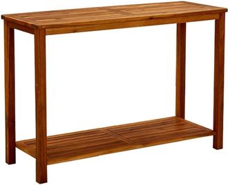 vidaXL Garden Console Table 110x40x75 cm Solid Acacia Wood vidaXL