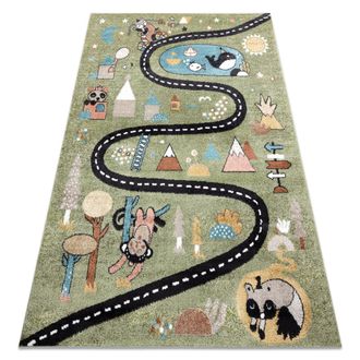 RugsX RugsX Fun Rug in Green | Size: 180 cm x 270 cm