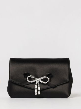 Jimmy Choo London Pochette Soft Bow Mini Jimmy Choo in raso con fiocco gioiello