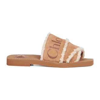 Chlo&eacute; Schoenen, Dames, Bruin, 39 EU, Leer, Woody Mule
