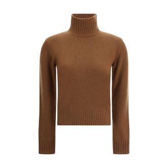 Ami Brown Cashmere Cashmere Womens Sweater