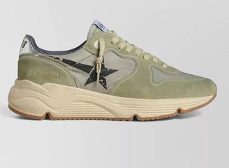 Golden Goose silk nylon low top sneakers contrast sole