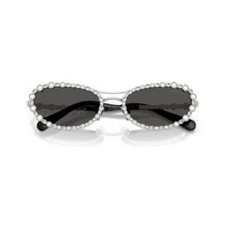 Swarovski Sunglasses, female, Gray, Size: 56 MM Sunglasses