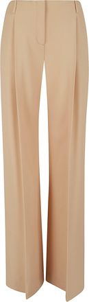 Ermanno Scervino Fluid Palazzo Trousers with Pressed Center Pleat