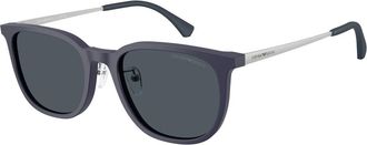 Emporio Armani Ea 4286D Zonnebril - Heren - Zonnebrillen - Blauw - 55 MM - Accessoires