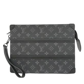 Louis Vuitton Pre-owned Clutches, male, Black, Size: ONE SIZE Pre-owned Vintage Clutch Bag