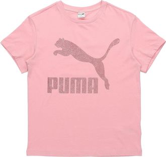 Puma (WMNS) PUMA Logo Printing Round-neck Tee Pink 530005-14