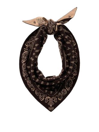 Guest In Residence Brown The Wild Rag Foulard