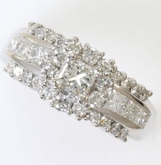 C&A Platinum Platinum 900 Band Ring (Pre-Owned)