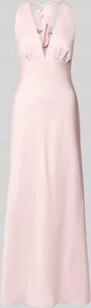 Joop Maxikleid mit V-Ausschnitt Modell Dascha in Hellrosa, Gr&ouml;&szlig;e 36