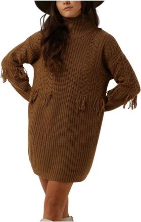 Vanessa Bruno Khaki Verenice Jurk Mini - Dames - Kleedjes - Beige - M - Kleedjes