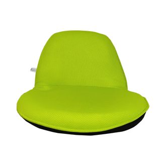 Mobili Rebecca Rebecca Mobili Sill&oacute;n De Meditaci&oacute;n Silla De Yoga Plegable De Tela Tapizada Verde