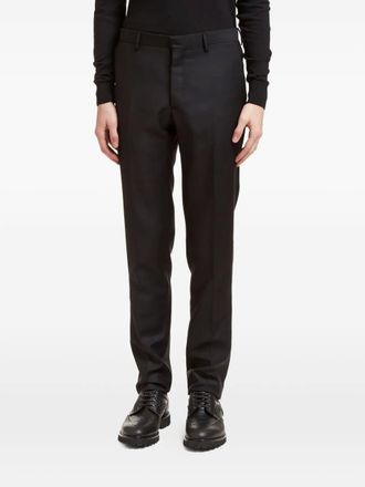 Aiezen wool-blend tailored trousers - men - Mohair/Wool - M - Black