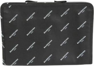 Balenciaga Pre-owned Leather balenciaga-bags - unisex - Vintage Clutch - Zwart - ONE Size - Leer - Vintage