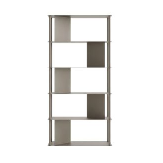 MondoViro Librer&iacute;a vertical de metal beige, 90x40 cm, 190 cm de alto