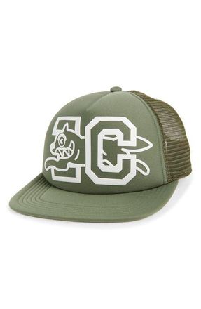 Icecream Eye See Snapback Trucker Hat in Bronze Green at Nordstrom
