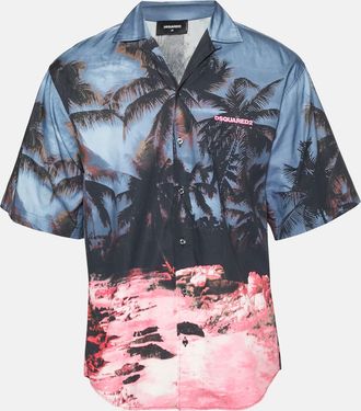 Dsquared2 D2 Multicolour Cotton Sunrise Bowling Shirt