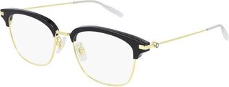 Montblanc MB0141OK 002 Gold/Black 53mm