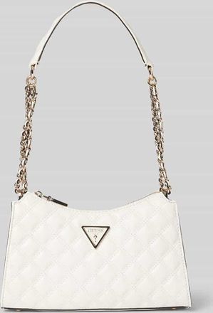 Guess Umhängetasche mit Steppnähten Modell GIULLY in Offwhite, Größe 1