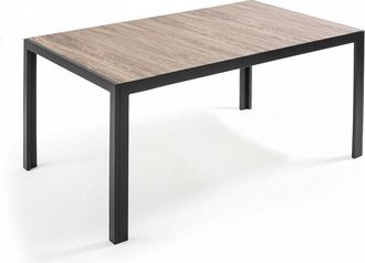 Oviala Mesa de comedor de aluminio y cerámica - Tivoli