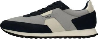 HUGO BOSS Parkour Runner Sneakers - Heren - Sneakers - Grijs - 40 EU - Leer - Schoenen