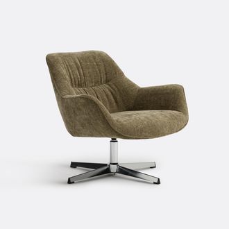 La Redoute Interieurs Draaifauteuil, gestructureerde stof, Hemmo
