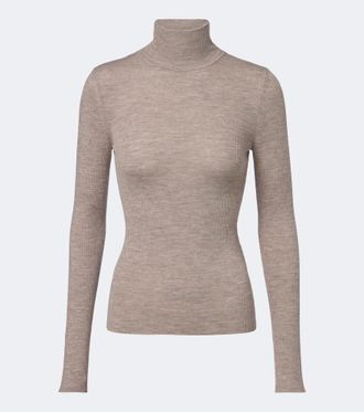 Max Mara Ribbed-knit virgin wool sweater