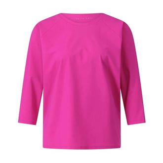 Raffaello Rossi Sportief 3/4 Mouw Jersey T-Shirt - Dames - Longsleeves - Roze - 2XL - Tops