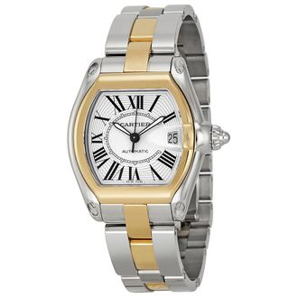 Cartier Pre-owned Cartier Roadster Silver Dial Mens Watch W62031Y4