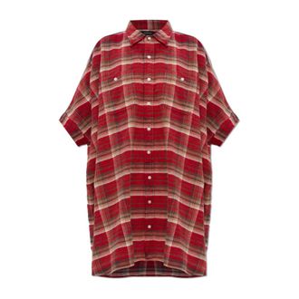 R13 Shirt Dresses, female, Red, Size: ONE SIZE Oversize Dress