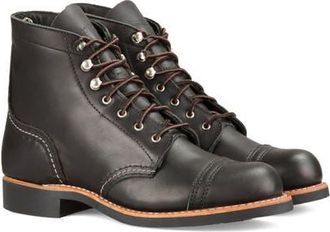 Red Wing Shoes Iron Ranger Boot in Black Boundary Leather at Nordstrom, Size 9.5