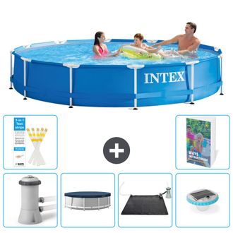 Intex Piscina Con Estructura Redonda - 366x76 Cm - 7-piezas S250