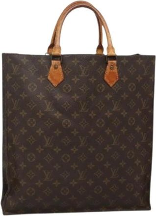 Louis Vuitton Tweedehands Canvas Louis Vuitton tassen - Dames - Vintage Shopper - Bruin - ONE Size - Vintage