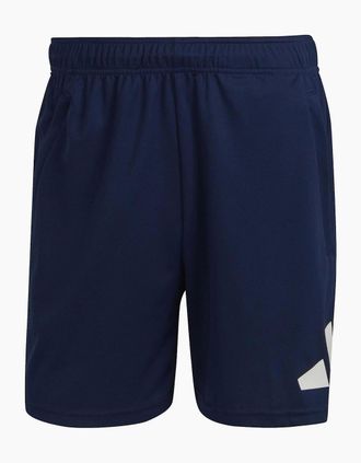 adidas Mens Mens Train Essentials Logo Print Fitness Shorts - Navy - Size: 33/32/32