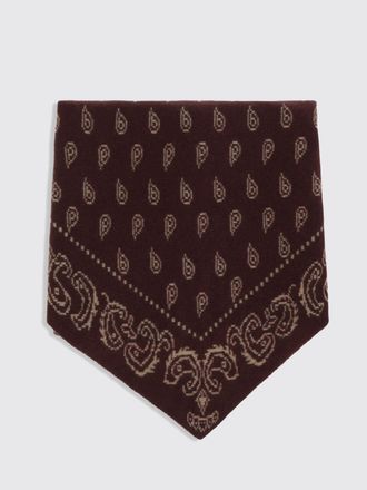 Guest In Residence Sciarpa triangolare in puro cashmere con stampa Paisley
