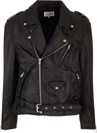 Maison Margiela Faux Leather Biker Jacket