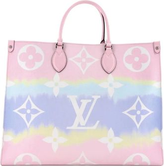 Louis Vuitton OnTheGo Limited Edition Escale Monogram Giant GM tote bag - Veelkleurig